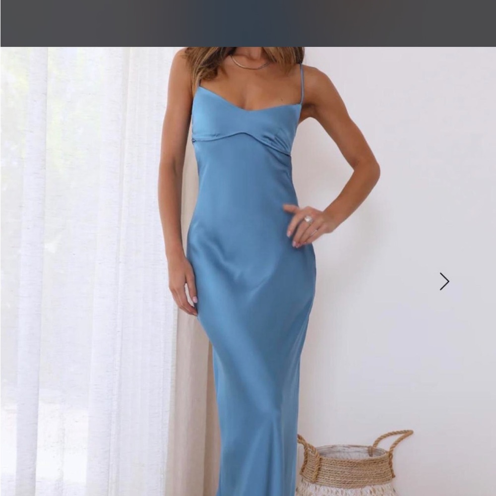 Hello Molly Sky Blue Maxi Dress